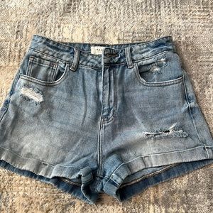 EUC PACSUN DISTRESSED DENIM SHORTS